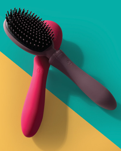 Brosse à Cheveux Vibrante Vibraliss Purple Wine